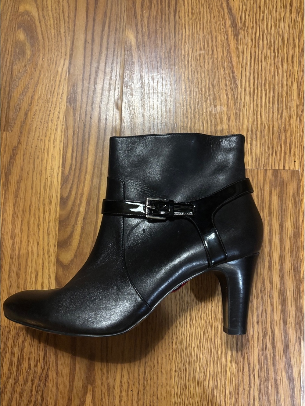 Brand New Ralph Lauren Black Leather Ankle Boots-Women’s Size 10